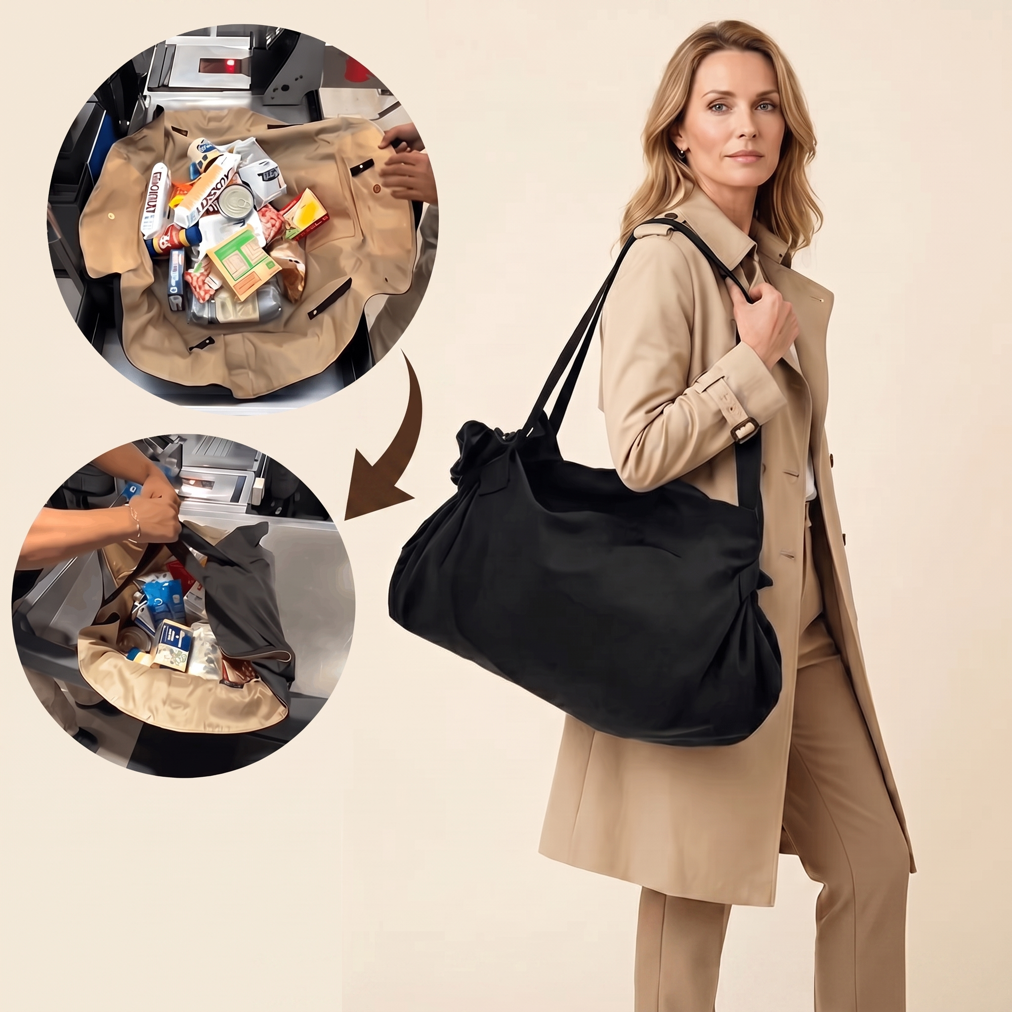 Le sac dépliable CARRYHALL  - un sac, mille usages