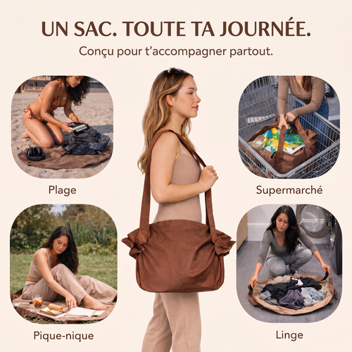 Le sac dépliable CARRYHALL  - un sac, mille usages